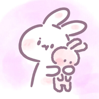 兔子头像，可爱 作者微博：安心队长