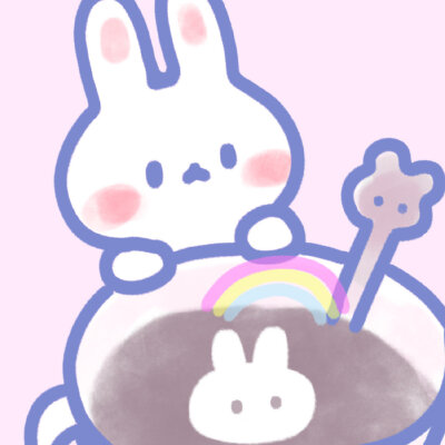 兔子头像，可爱 作者微博：安心队长