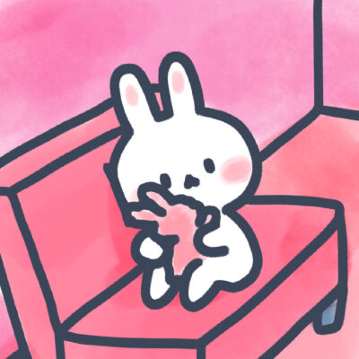 兔子头像，可爱 作者微博：安心队长