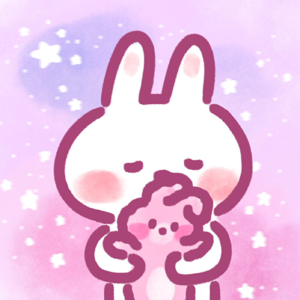 兔子头像，可爱 作者微博：安心队长