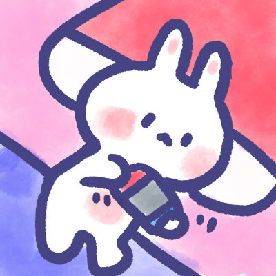 兔子头像，可爱 作者微博：安心队长