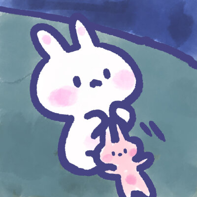 兔子头像，可爱 作者微博：安心队长