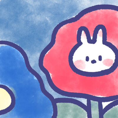 兔子头像，可爱 作者微博：安心队长