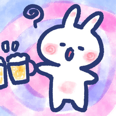 兔子头像，可爱 作者微博：安心队长