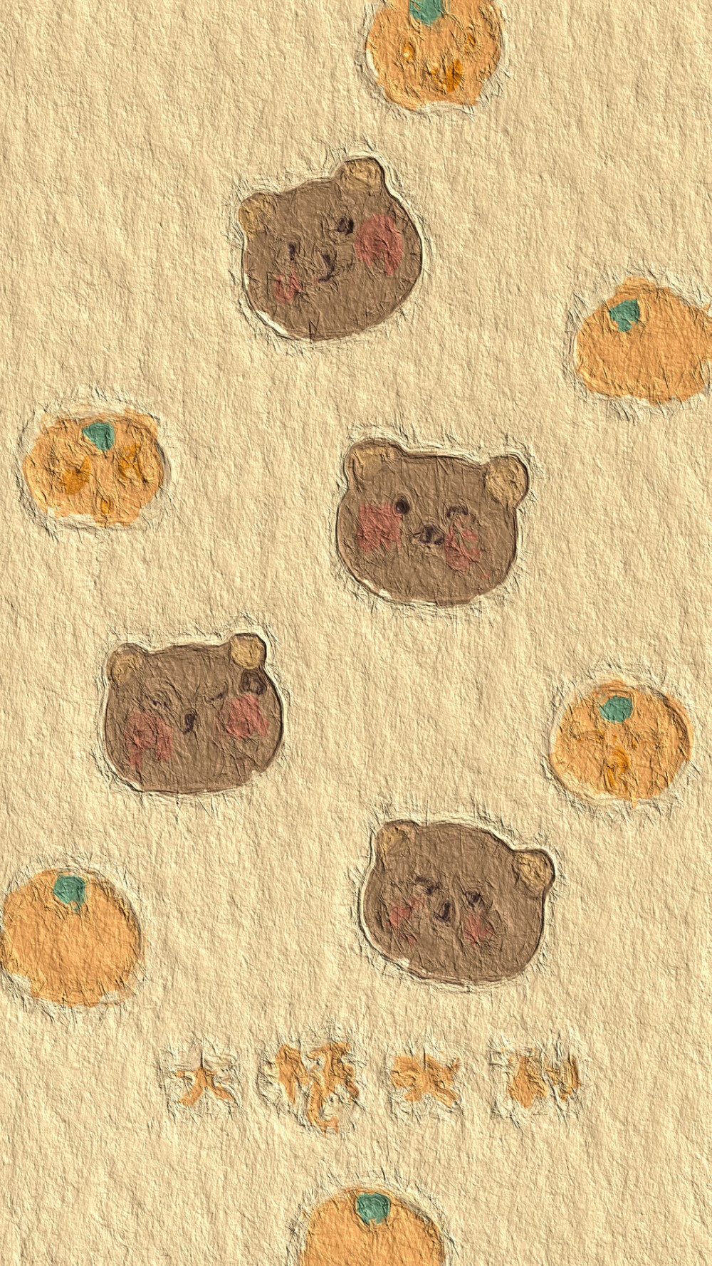 油画风壁纸可爱