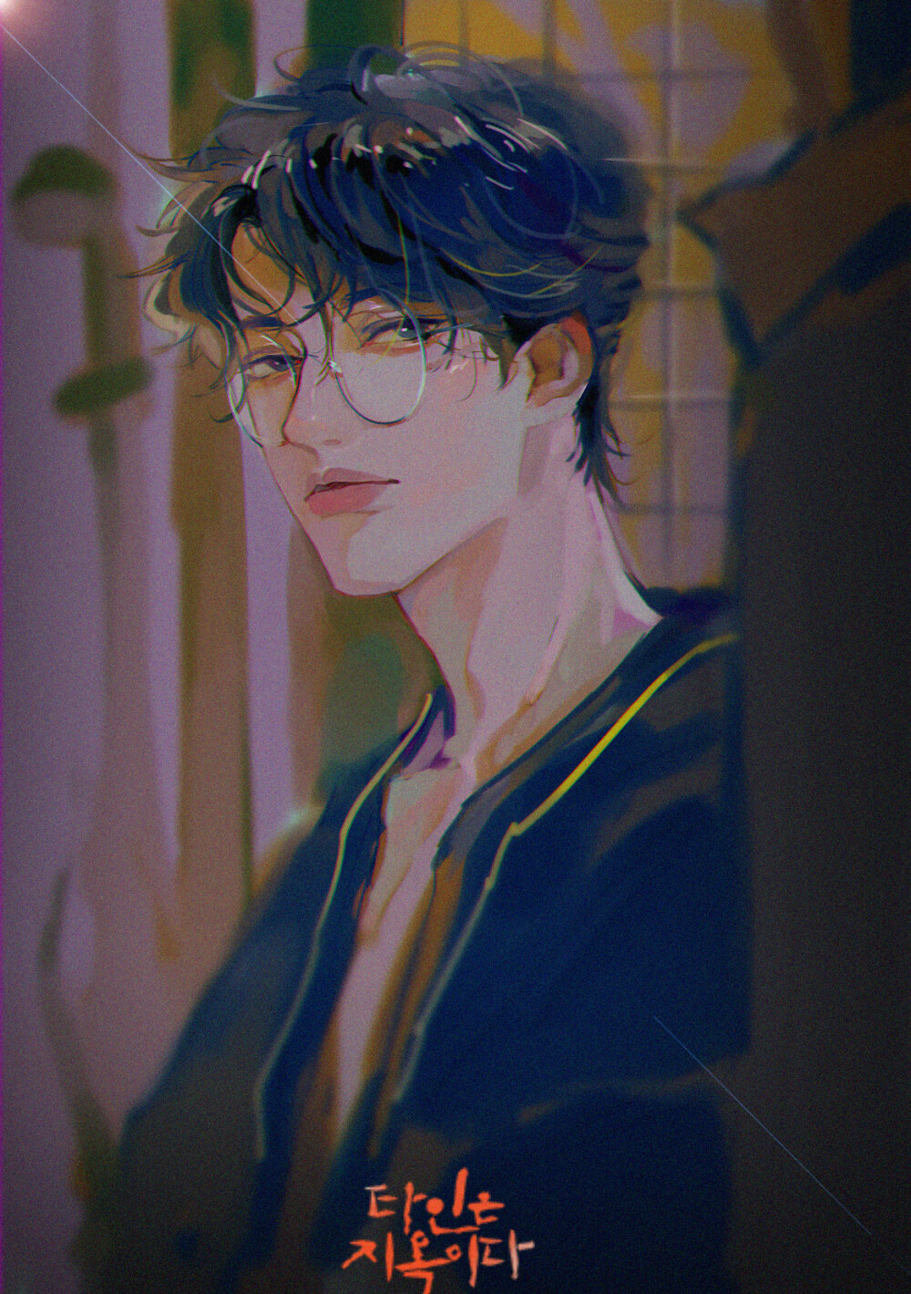 李栋旭手绘饭绘漫画