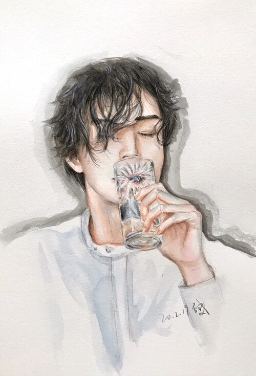 李栋旭手绘饭绘漫画