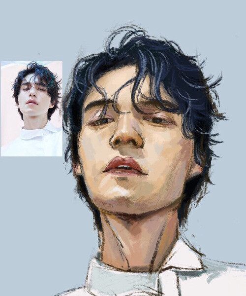 李栋旭手绘饭绘漫画