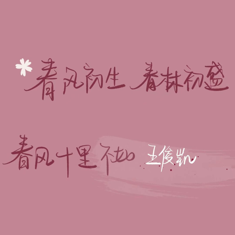 TFBOYS
易烊千玺
王俊凯
王源