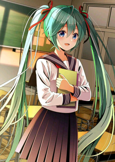 初音未来 学生装