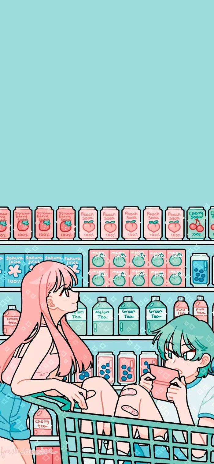 绿色少女心壁纸