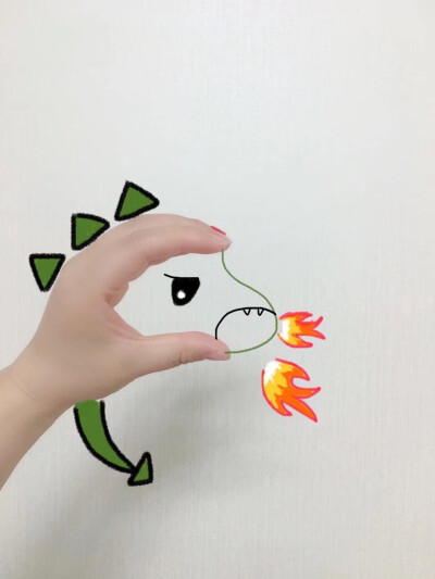 备忘录手绘涂鸦—嗷呜～～饿龙咆哮～