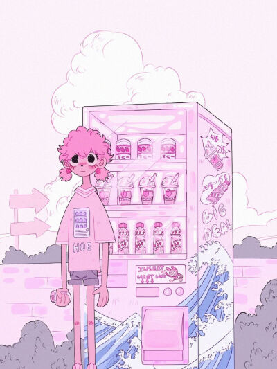 粉红色
画师：rolpink
