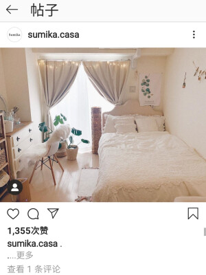 日系 少女 简约 ins风 卧室 房间 女生 图源Instagram 礼貌拿图 不要擅自把名字截掉 对原创不礼貌 谢谢