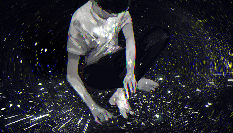 忧郁的插画艺术
画家：青藤スイ ​​​