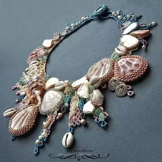 结贝壳珠子创意美饰，与完美合