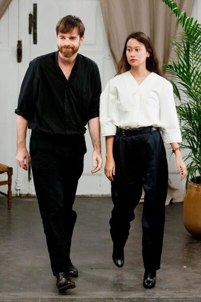 Christophe Lemaire and Sarah-linh Tran