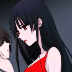 动漫情侣头像 黑夜有所斯