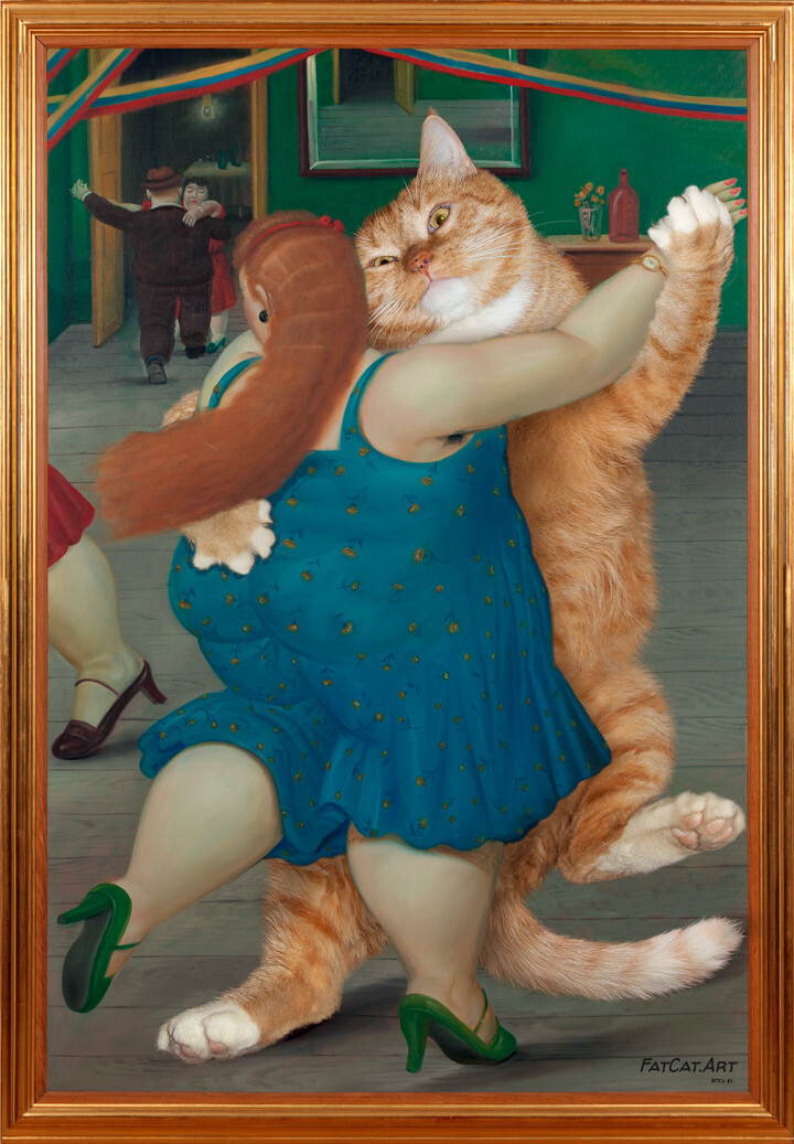 Fernando Botero, Dancing couple (Pareja bailando). True version