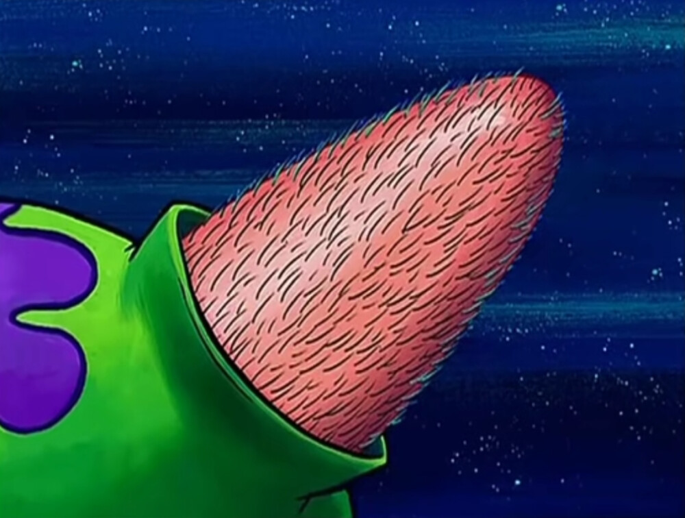 海绵宝宝的可爱特写