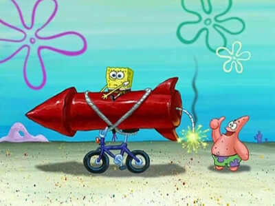 海绵宝宝的可爱特写