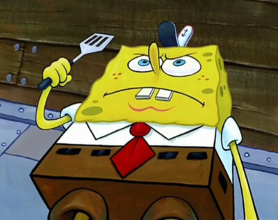 海绵宝宝的可爱特写