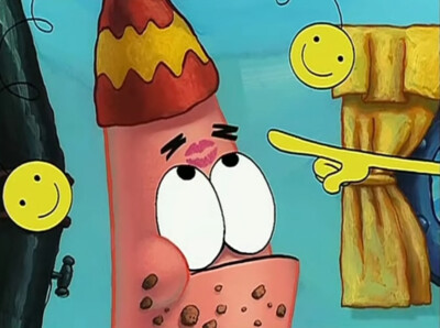 海绵宝宝的可爱特写