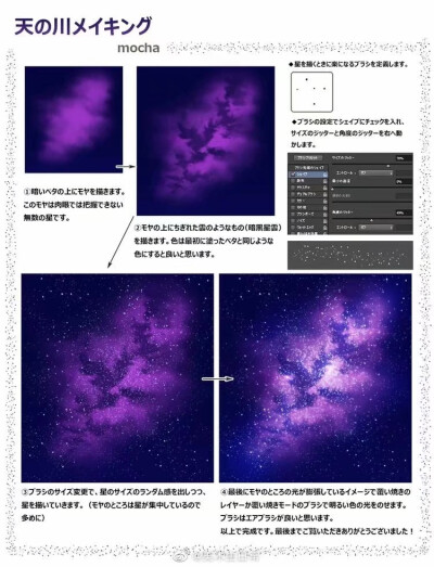 绘画 天空 星空