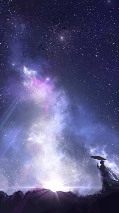 星空与古风少年系列