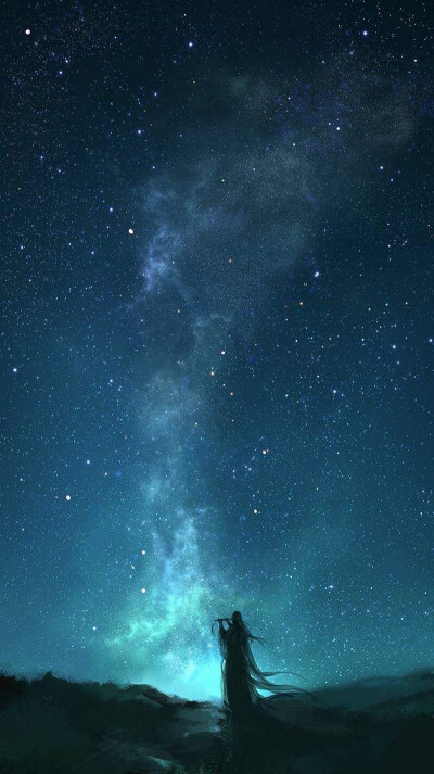 星空与古风少年系列