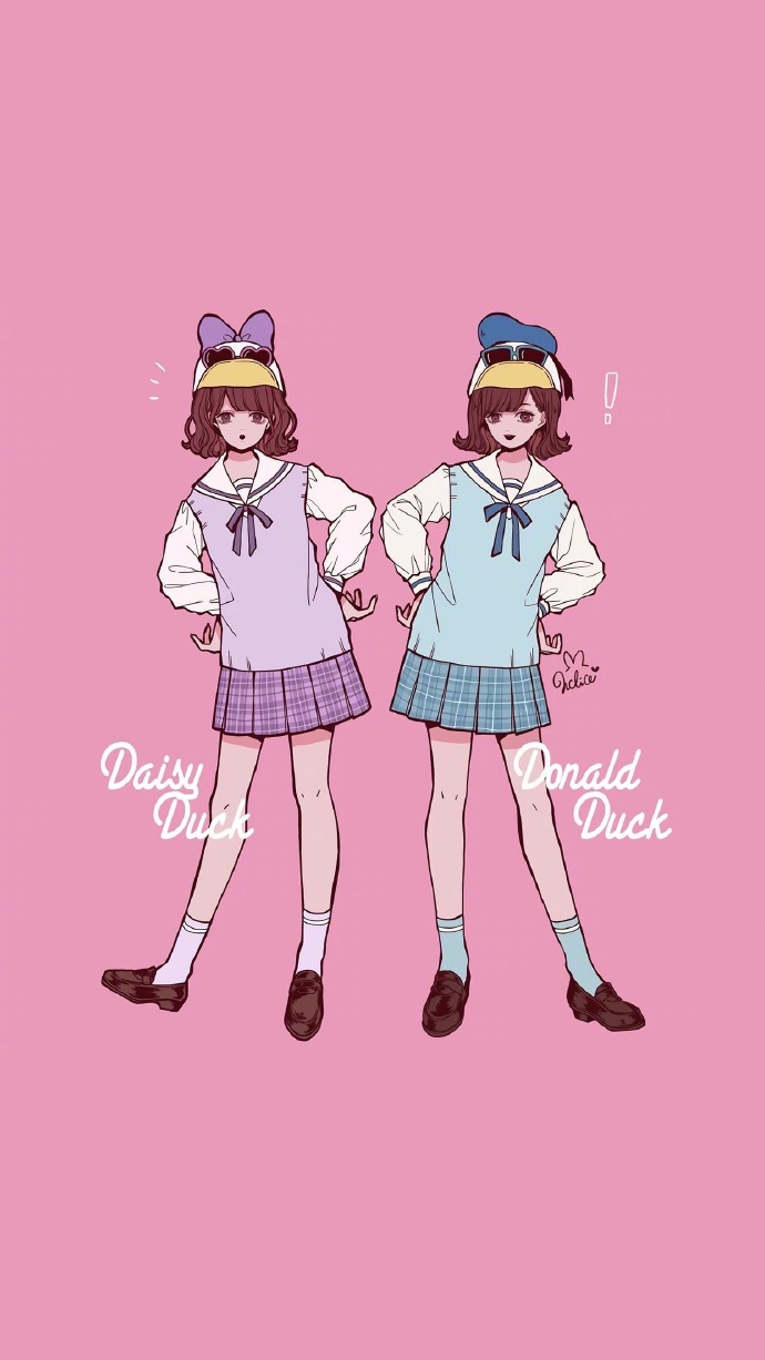 闺蜜壁纸动漫