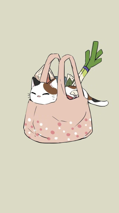 猫咪 插画 壁纸