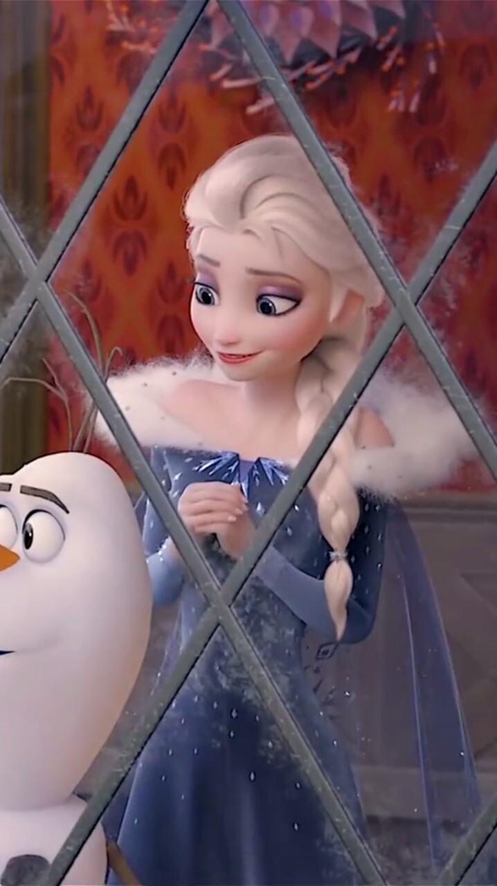 《Frozen:雪宝的冰雪大冒险》Elsa Olaf 壁纸