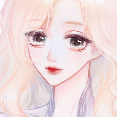 女生头像 金发御姐