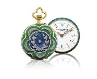 patek philippe百达翡丽古董怀表
创立于1839年的百达翡丽一直秉承日内瓦的传统制表工艺，从未间断。制表工坊在设计、研发直至装配的整个过程中拥有完全的创新自由，以打造出令钟表专家交口称赞的世界级钟表杰作，就像百达先生（Antoine Norbert de Patek）和翡丽先生（Adrien Philippe）在创建品牌时承诺的那样。除了超凡的专业技能，百达翡丽还继承了优良的创新传统，也因此为公司获得了一百余项专利技术。