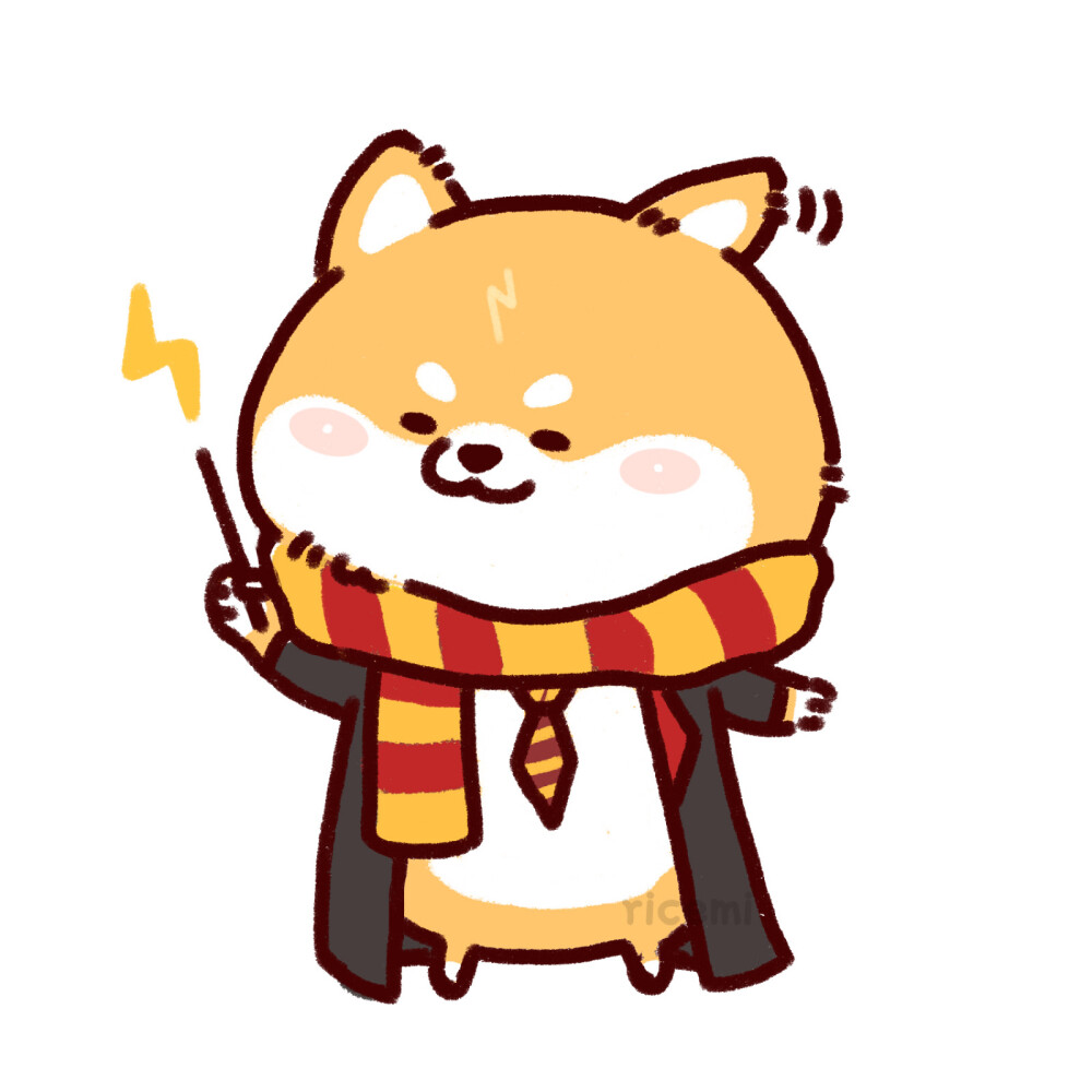 哈利波特头像，可爱手绘