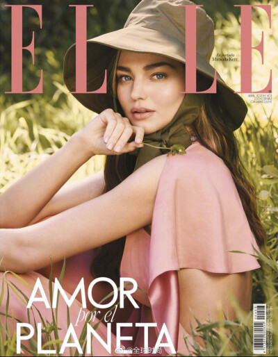 #Miranda Kerr# &amp;《ELLE》Spain 四月刊，生了三胎后的可儿依旧甜美如少女～