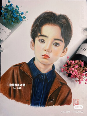 彩铅混血小正太