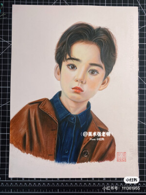 彩铅混血小正太