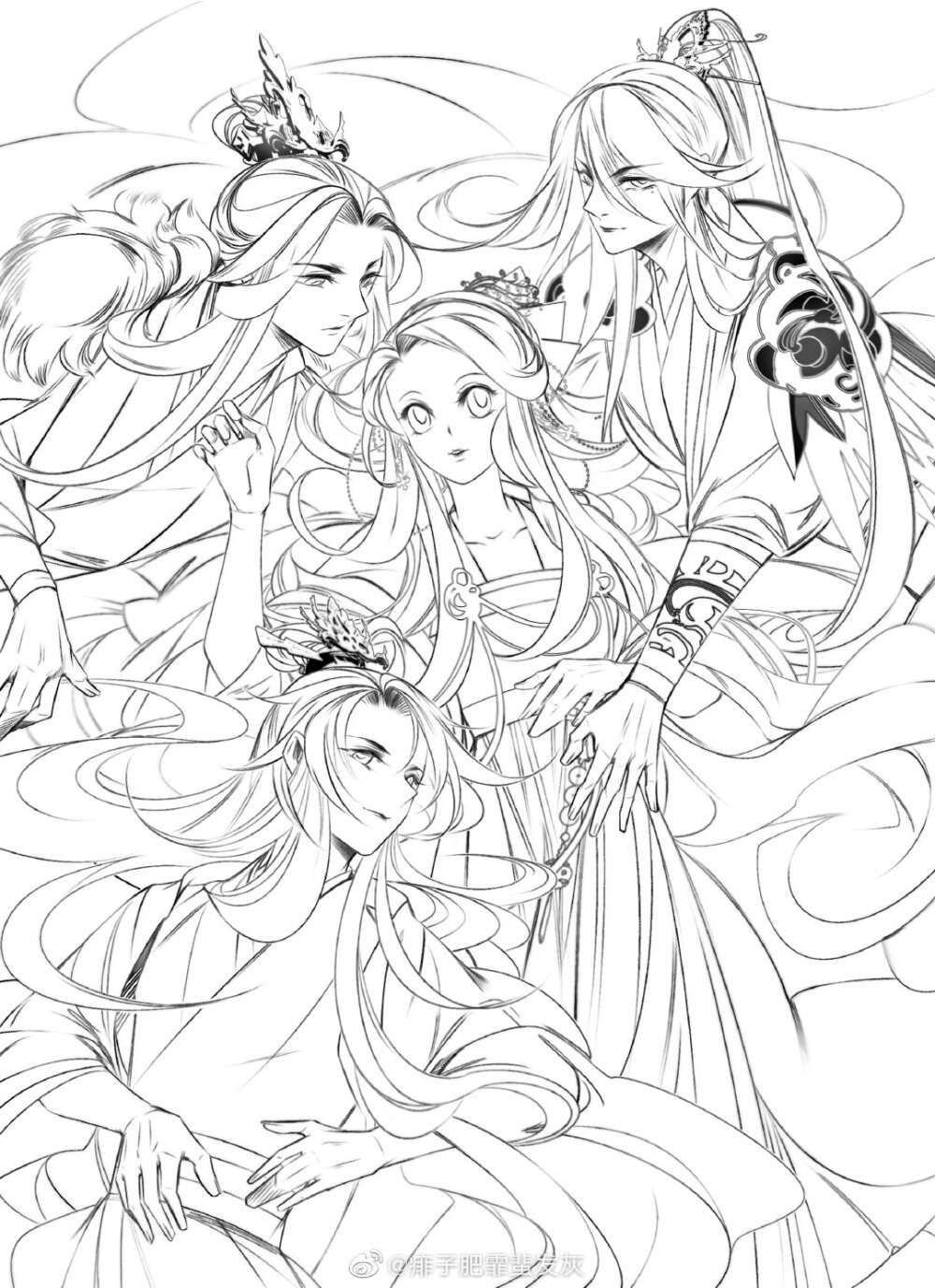 大女主漫画#凤还朝,妖孽王爷请让道# @痱子肥霏蜚发灰 @-冬漫社-
