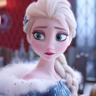 《Frozen：雪宝的冰雪大冒险》Elsa 头像 转自冰雪大冒险吧https://tieba.baidu.com/p/6348369350?pn=4