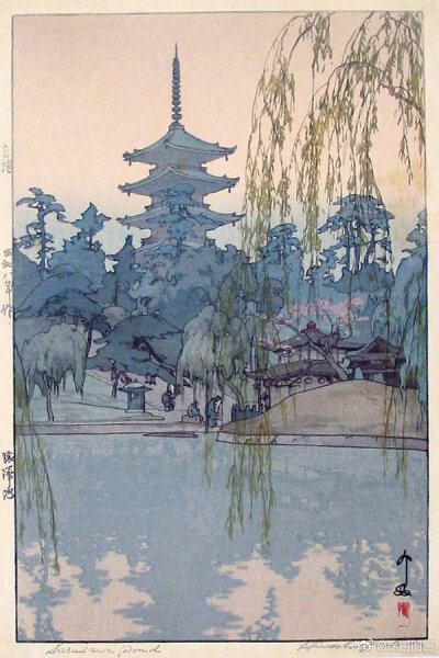 日本版画大师 Hiroshi Yoshida ​​​​