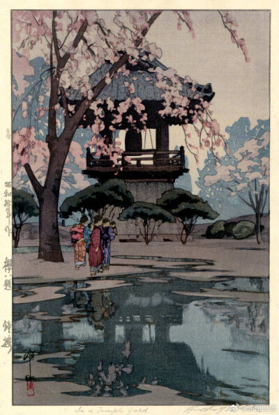 日本版画大师 Hiroshi Yoshida ​​​​