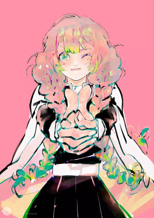 甘露寺蜜璃
p站画师:把小猫