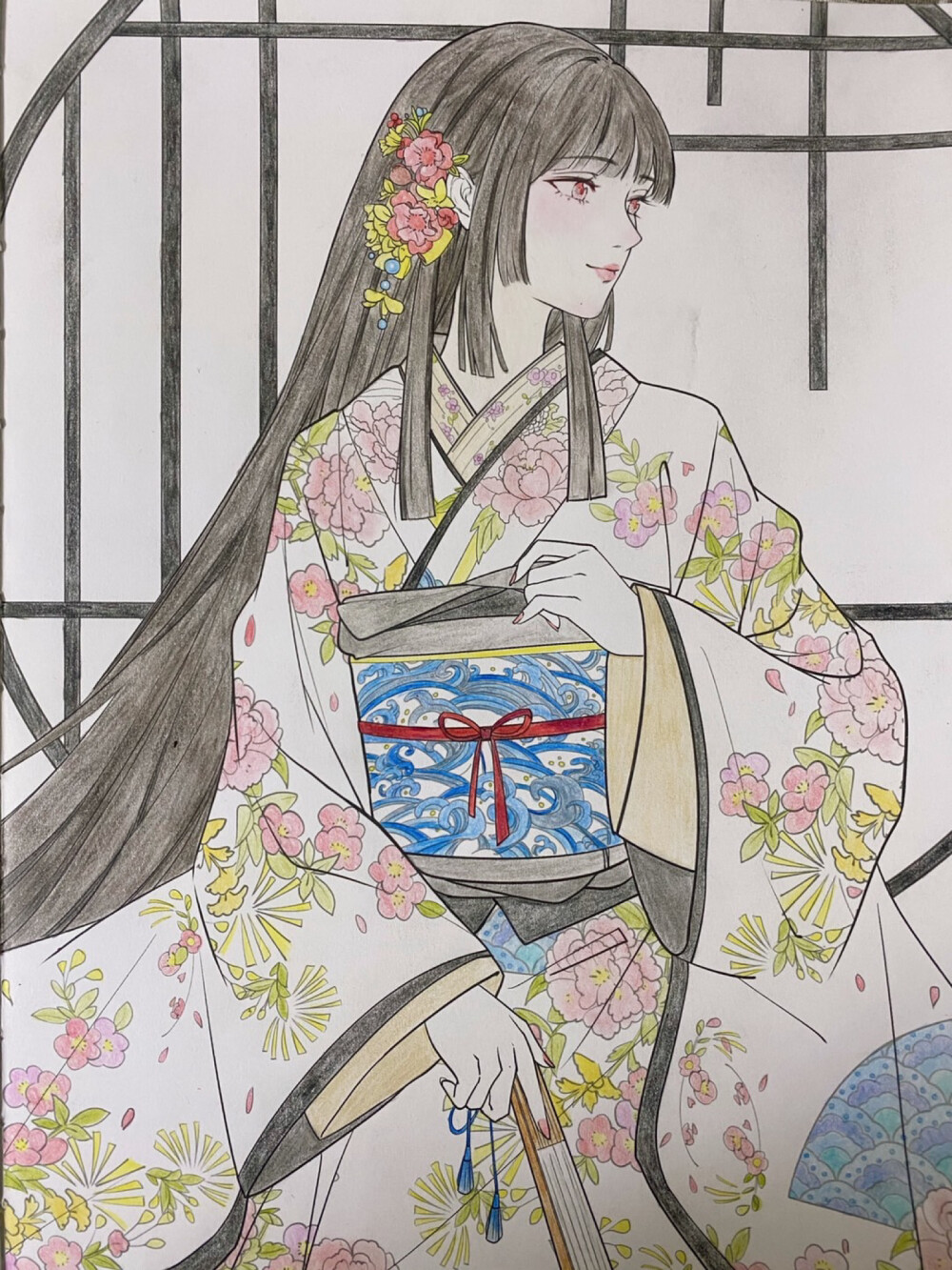 花嫁涂色