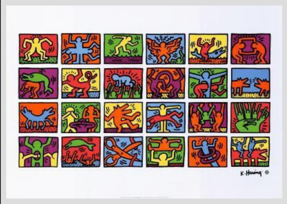 涂鸦艺术大师凯斯·哈林 (Keith Haring)