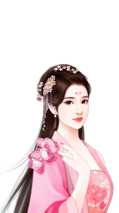 橙光立绘手绘插画古风美图美人美女