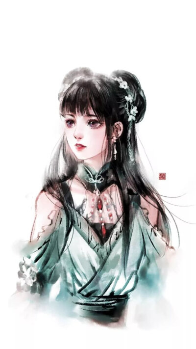 橙光立绘手绘插画古风美图美人美女