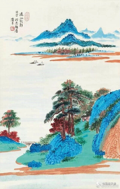 潘素（1915-1992），著名收藏家张伯驹先生的夫人，当代女画家。