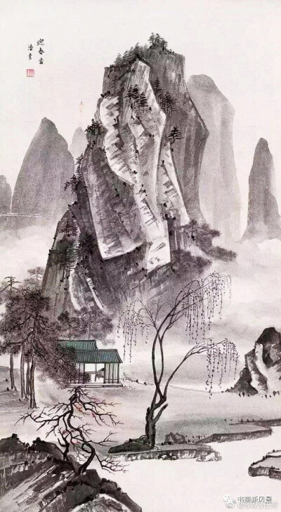 潘素（1915-1992），著名收藏家张伯驹先生的夫人，当代女画家。